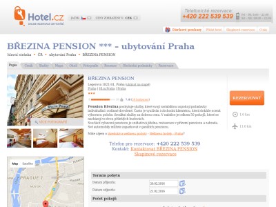 Pension Březina, Praha 2