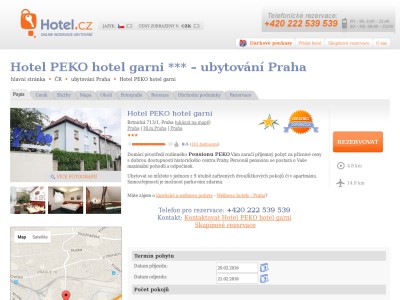 Pension PEKO, Praha 10 ***