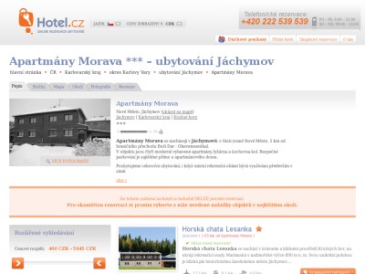 Apartmány Morava