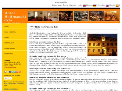 Hotel Hejtmanský dvůr ubytování Slaný