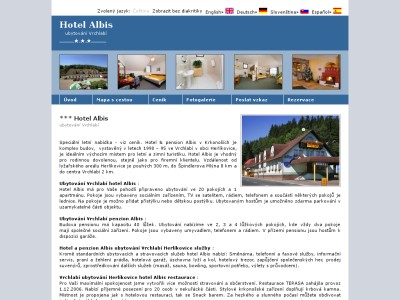 Hotel Albis ubytování Vrchlabí