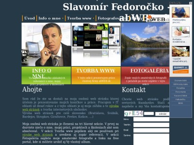 Vyroba web stranok- Slavo Fedorocko